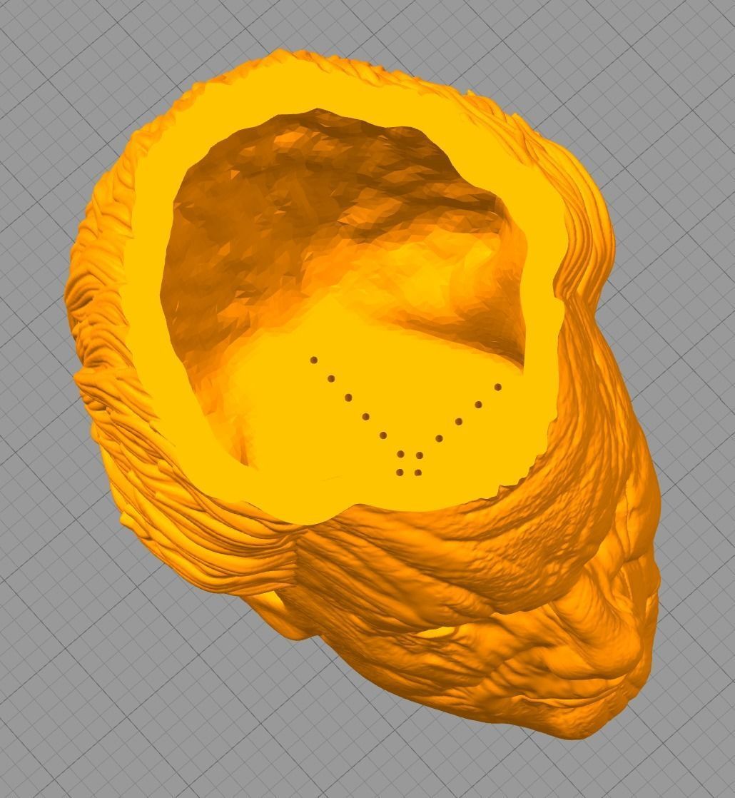 HALLOWEEN MICHAEL MYERS PLANTER 3D print model_5