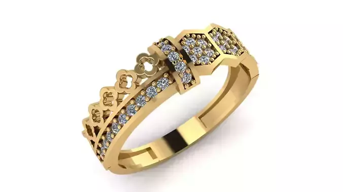 wedding Ring cocktail gemstone printable collection B 018