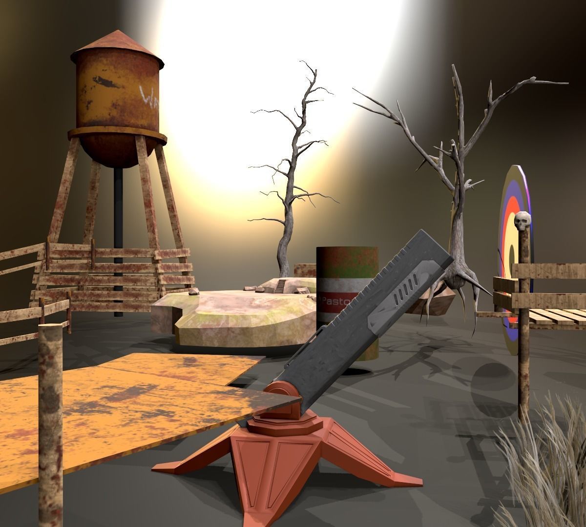 WarZone Environment Bundle Low-poly 3D model_7