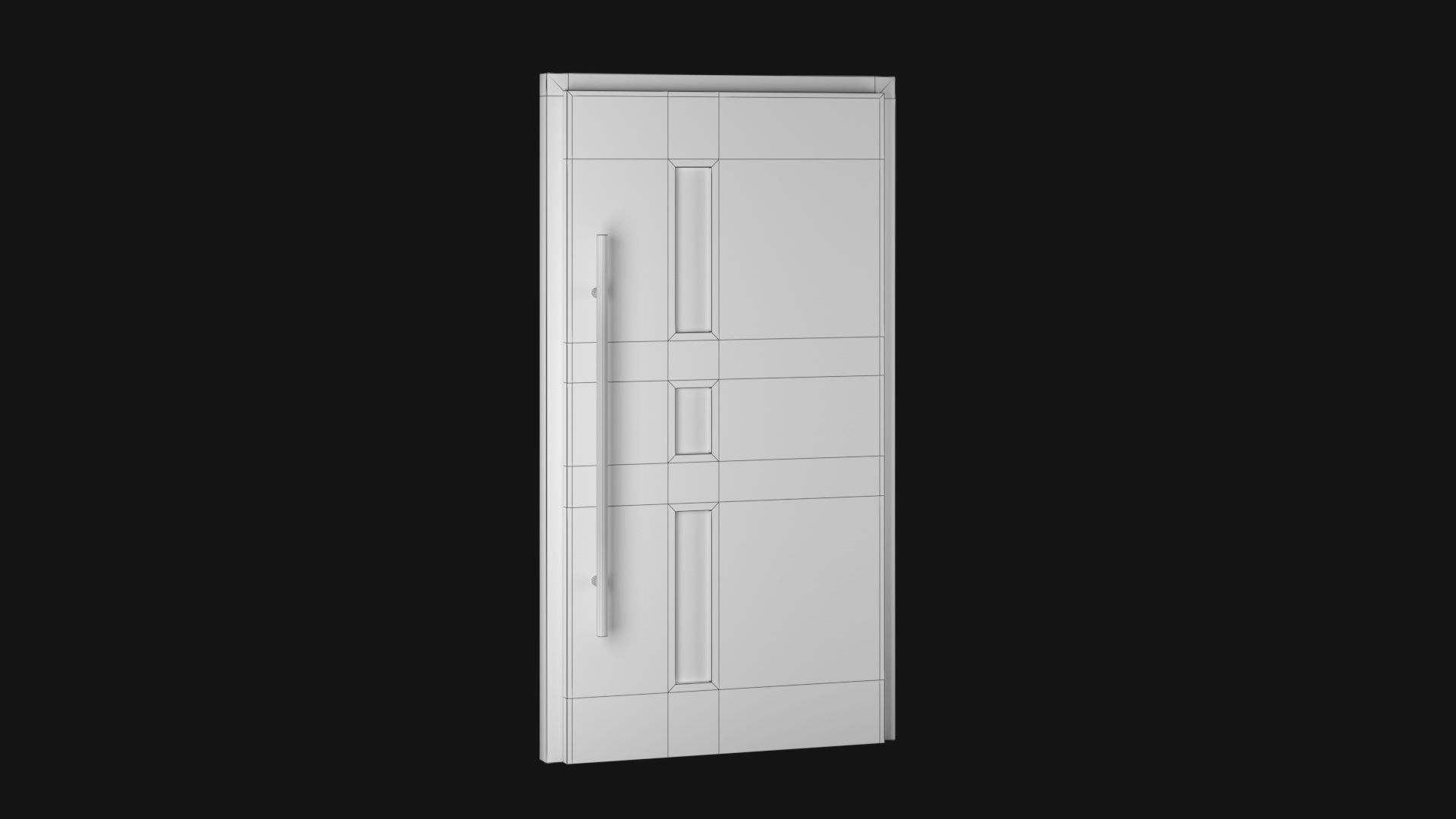 Collections of Gates Windows and Door 3D model_6