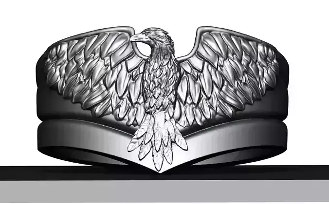 WWII Eagle Ring