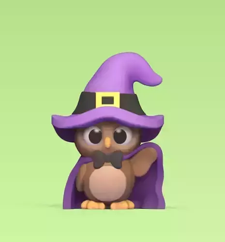 Owl Witch 3D print model