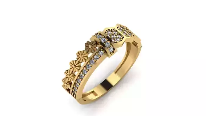 wedding Ring cocktail gemstone printable collection B 023