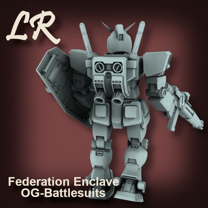 Federation Enclave OG Battlesuits 3D print model_10