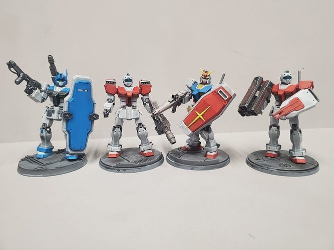 Federation Enclave OG Battlesuits 3D print model