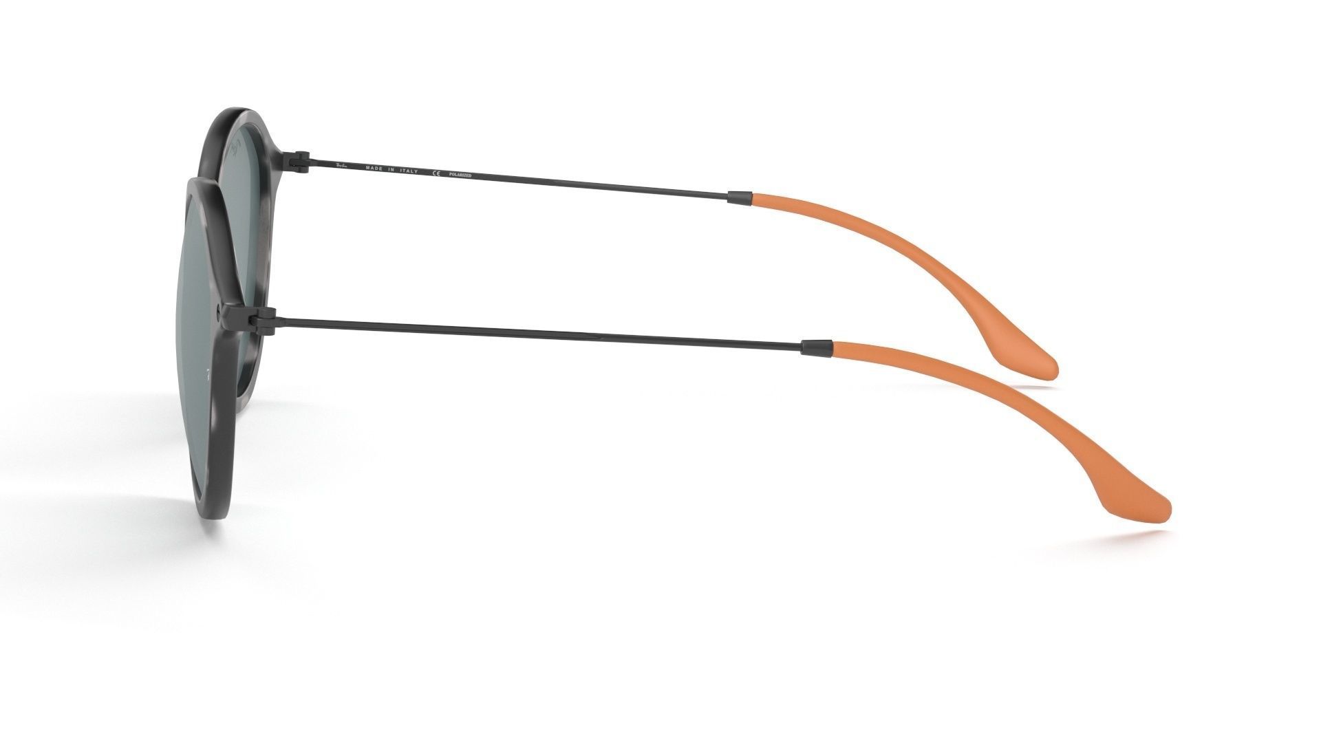 Sunglass Ray Ban Fleck Pop Polarized Grey Havana Black Classic 3D model_21