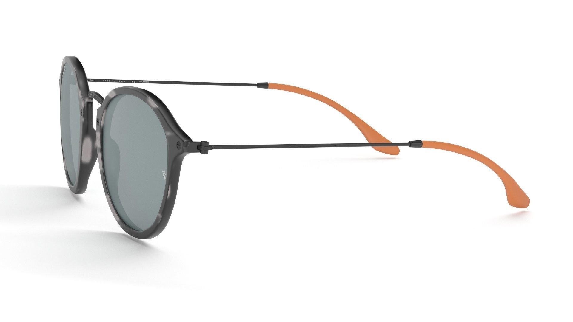 Sunglass Ray Ban Fleck Pop Polarized Grey Havana Black Classic 3D model_23