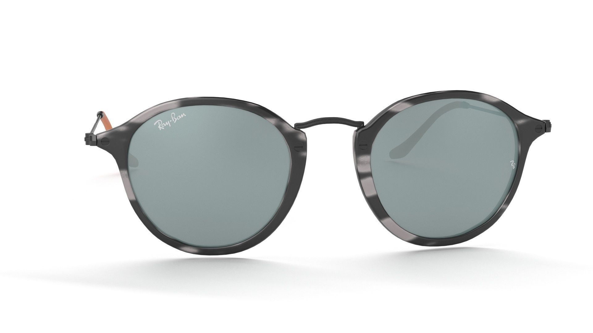 Sunglass Ray Ban Fleck Pop Polarized Grey Havana Black Classic 3D model_27