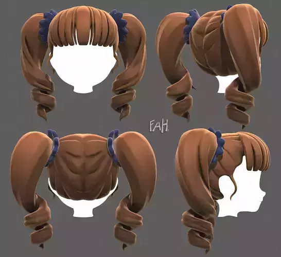 Base Hair for girl V27