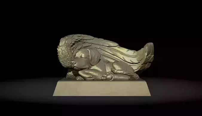 Sleeping Doggie Angel