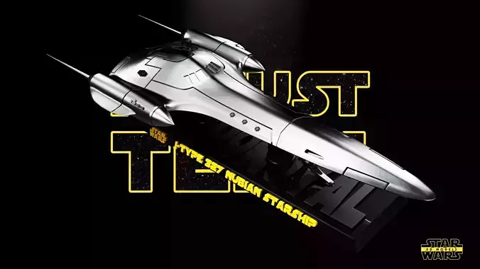 Naboo Royal Ship  - Tested and Ready for 3D printing