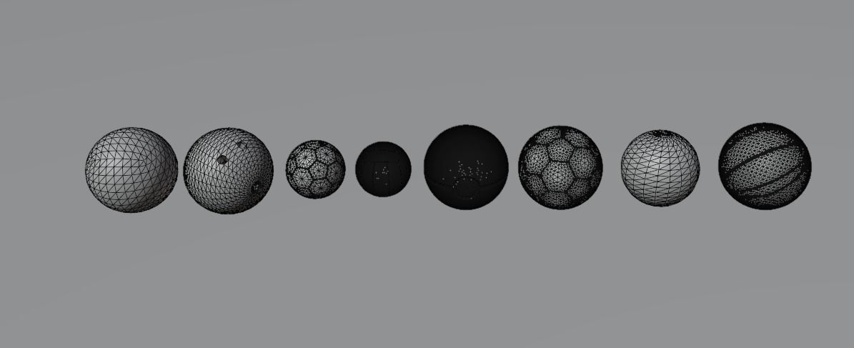 Balls Pack 3D model_3