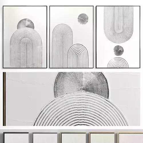 Abstract Painting Set of 3 pieces - No 10