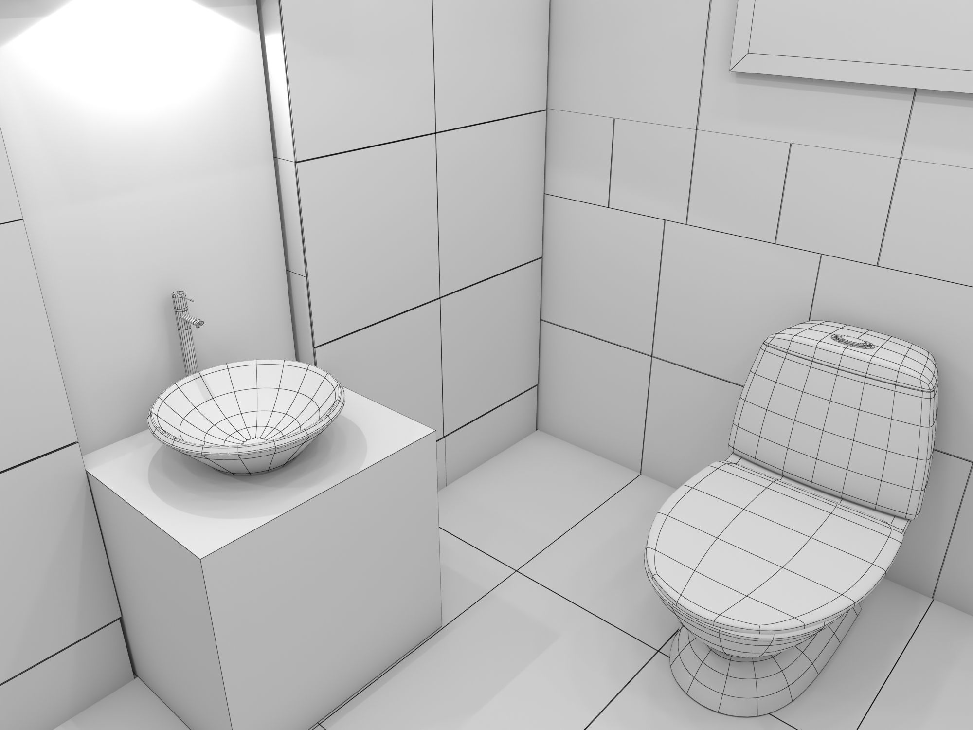 Bathroom 03 3D model_8