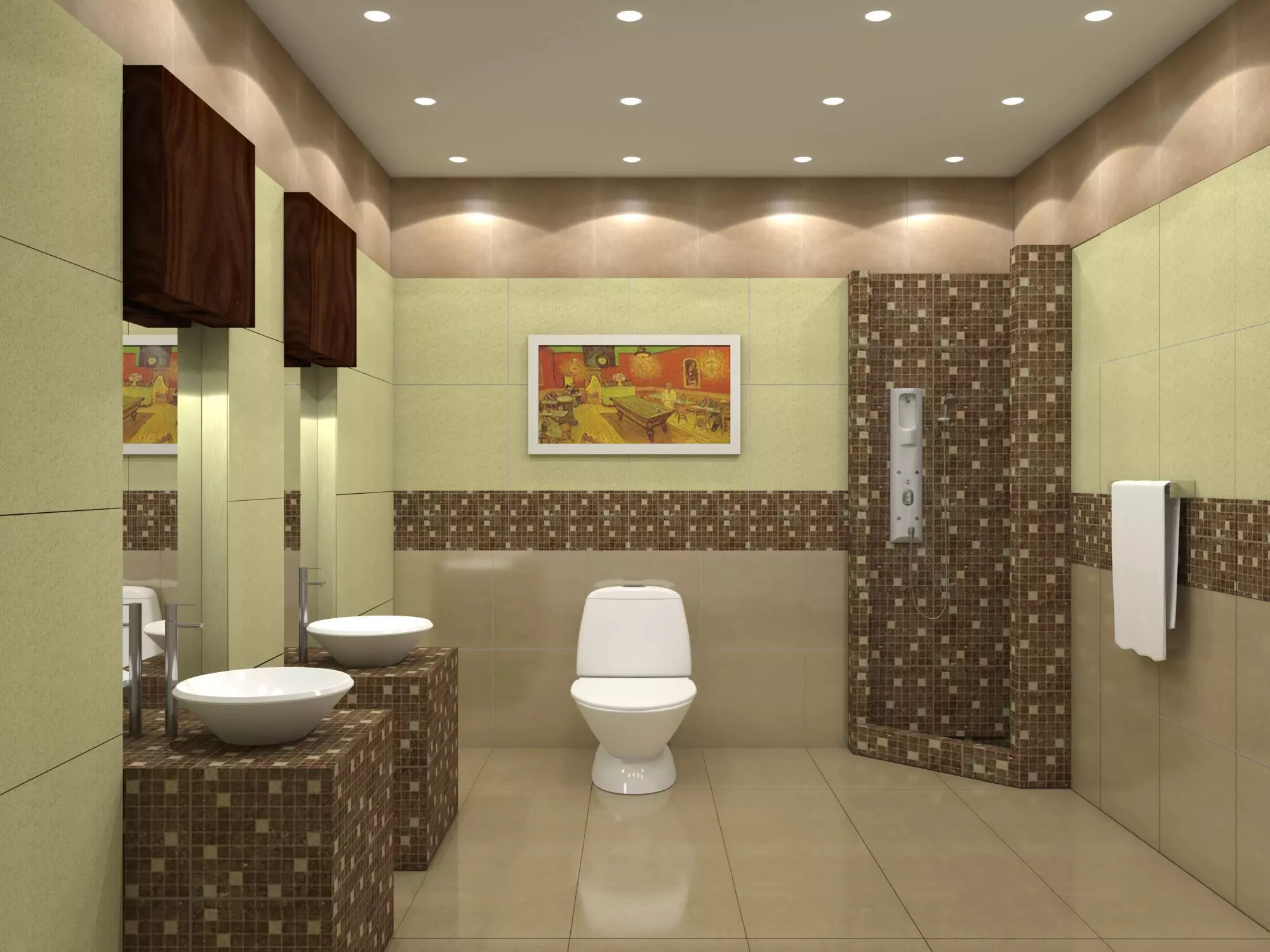 Bathroom 03 3D model_0