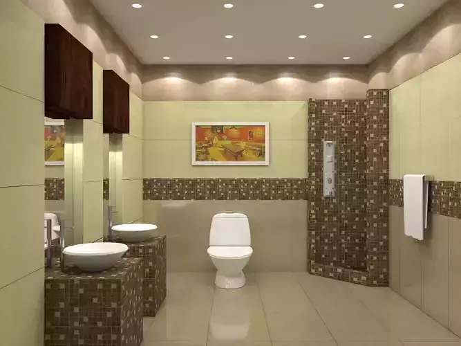 Bathroom 03 3D model