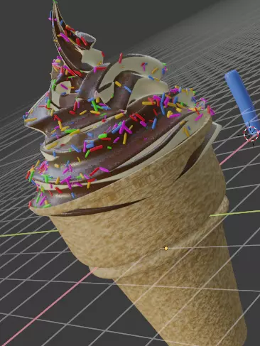 Ice Cream 3D model_0