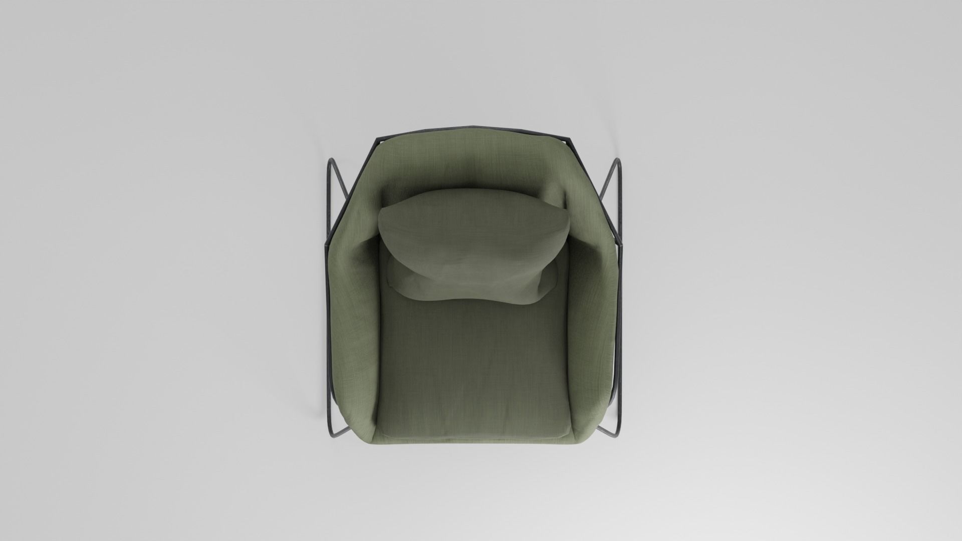 armchair chair with legs Free 3D model_5
