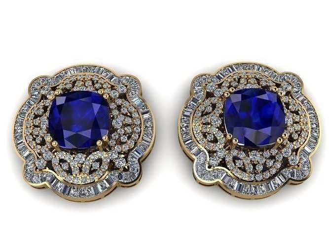 Earrings 3D print model