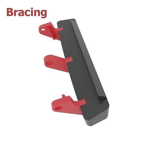 NISSAN PRIMERA P12 Armrest Latch 3D print model