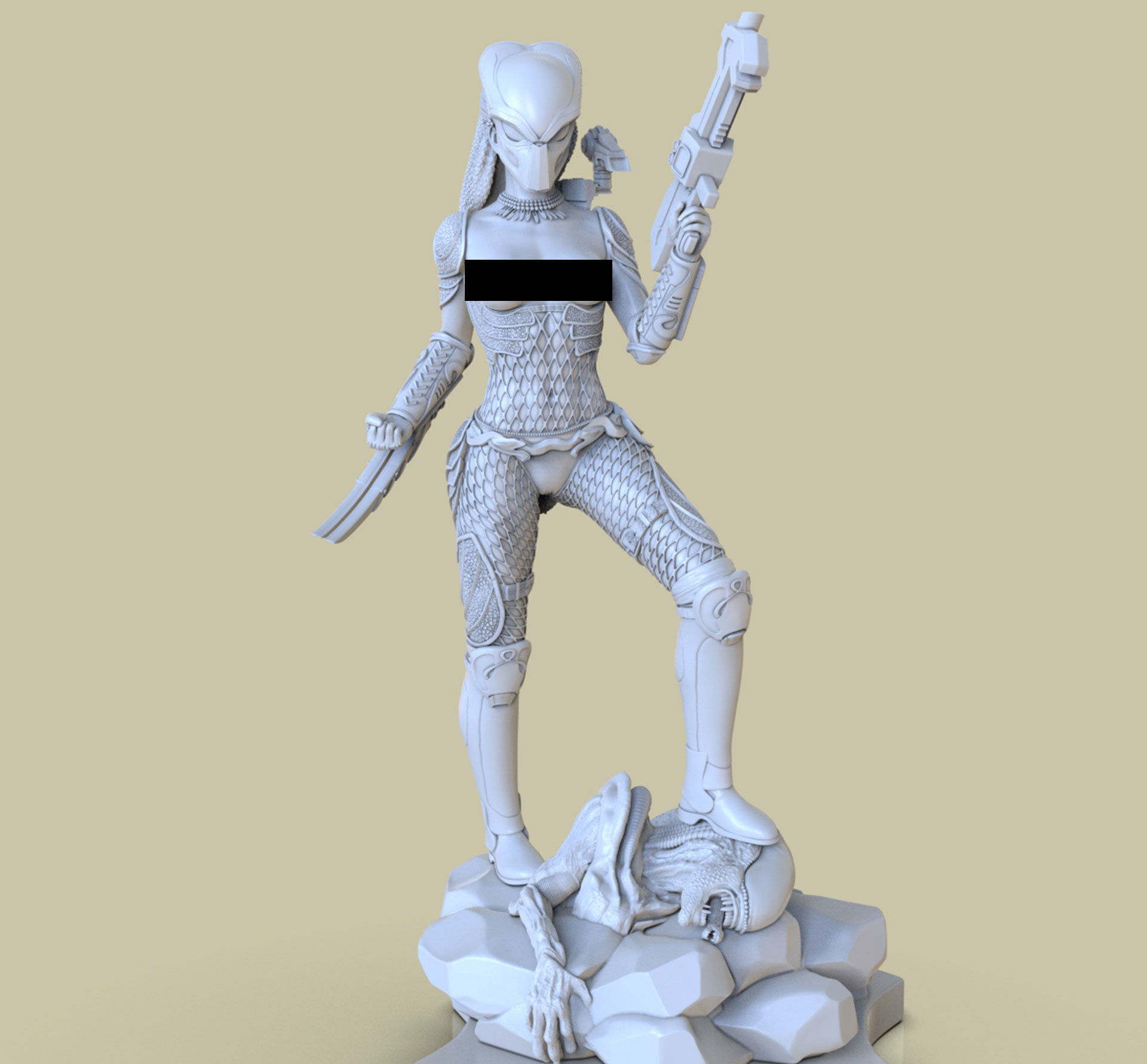 PREDATOR MACHIKO NOGUCHI 3D print model_3