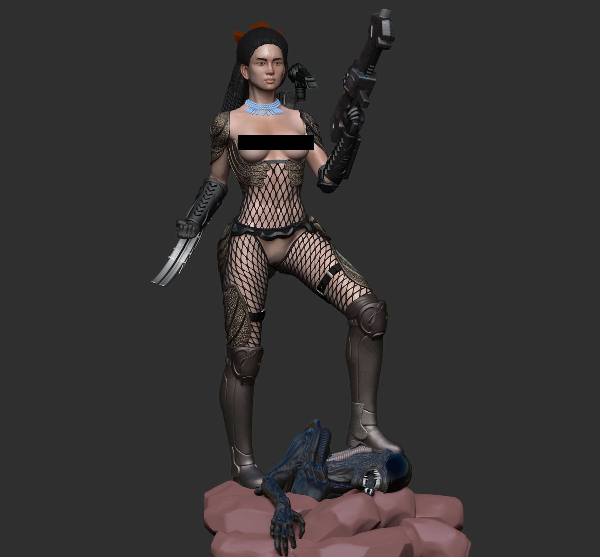 PREDATOR MACHIKO NOGUCHI 3D print model_4
