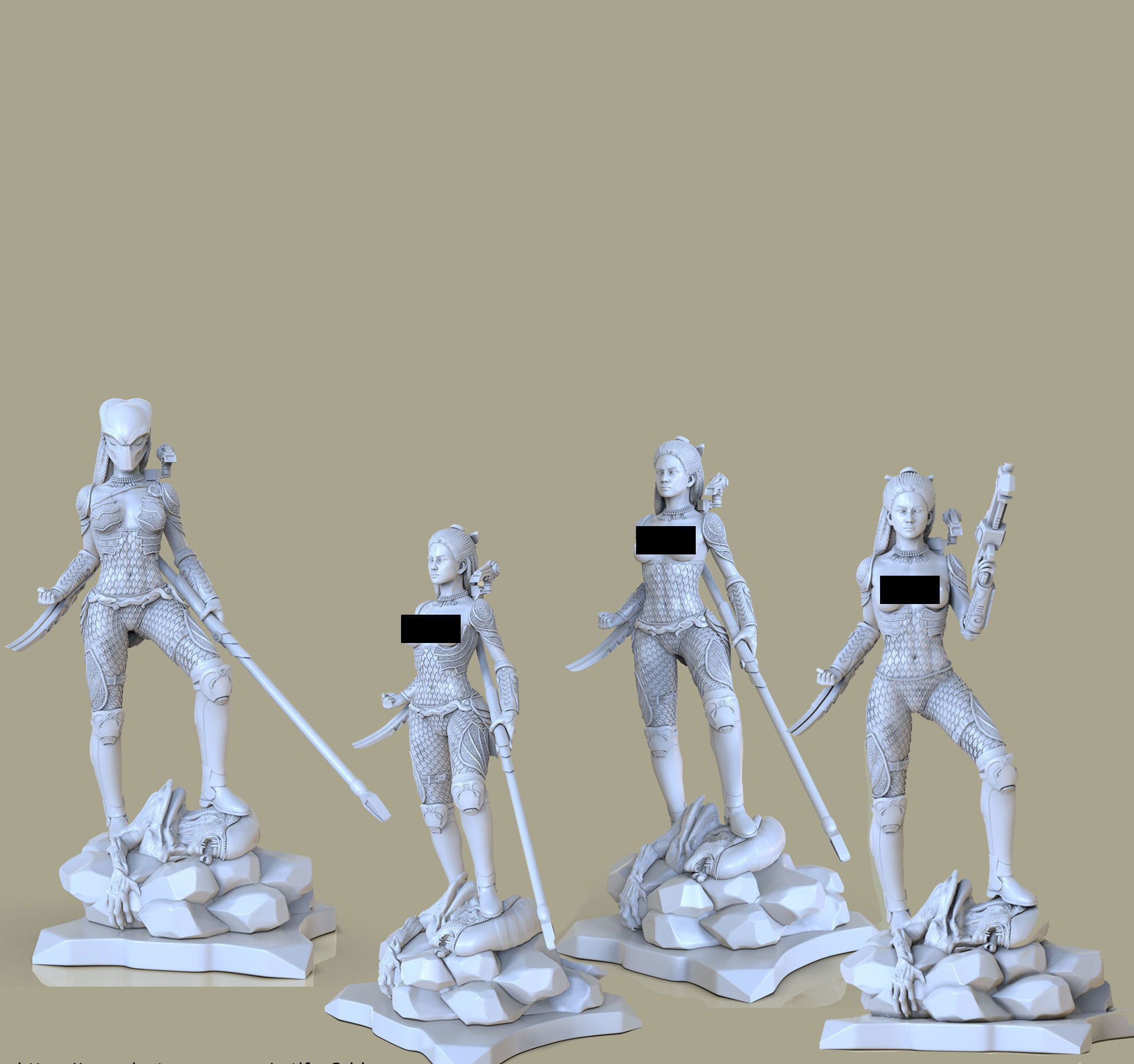 PREDATOR MACHIKO NOGUCHI 3D print model_2