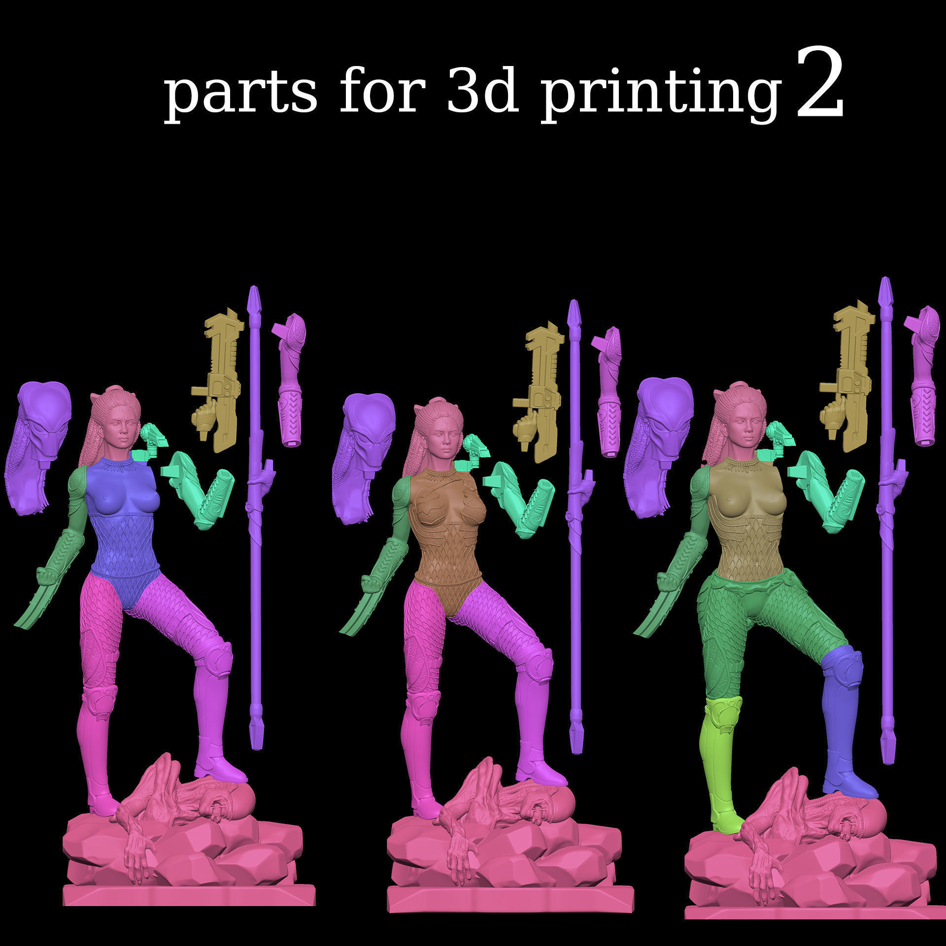 PREDATOR MACHIKO NOGUCHI 3D print model_1