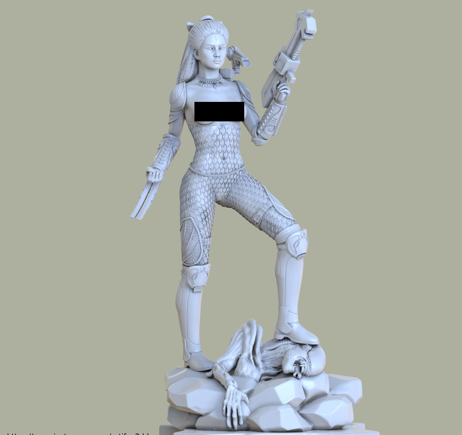 PREDATOR MACHIKO NOGUCHI 3D print model_6