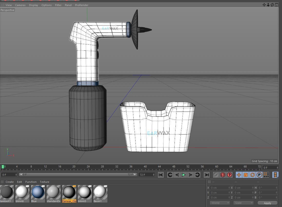 ELECTRIC EARWAX REMOVER Low-poly 3D model_11
