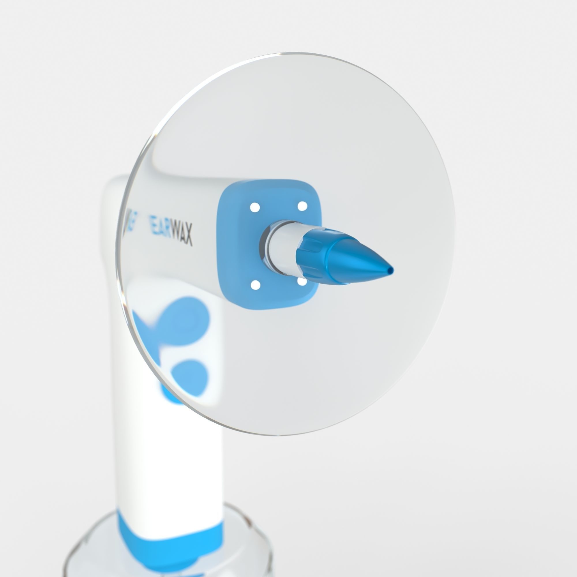ELECTRIC EARWAX REMOVER Low-poly 3D model_4