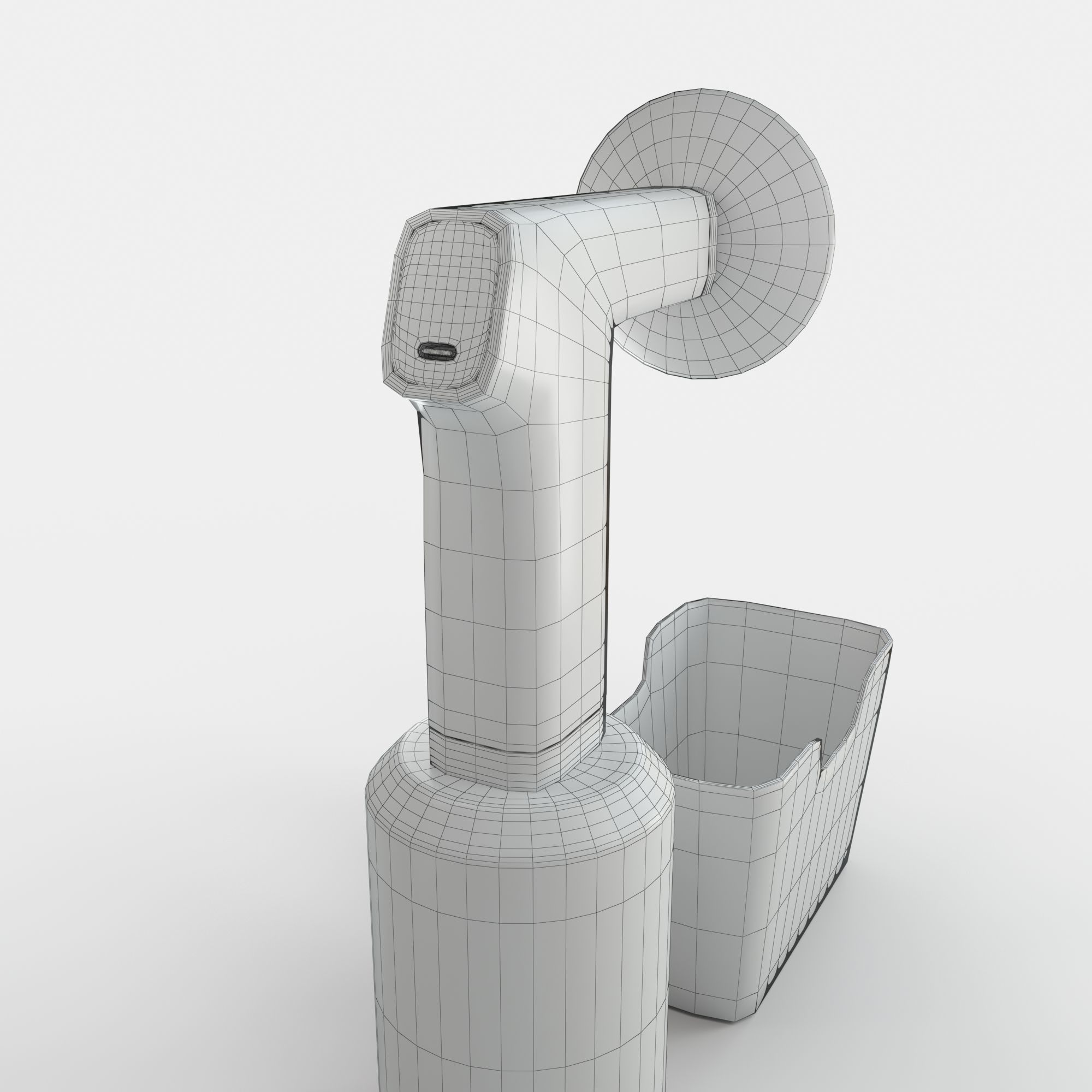 ELECTRIC EARWAX REMOVER Low-poly 3D model_7