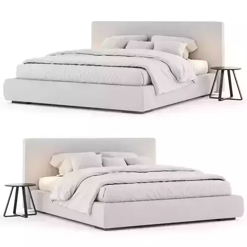 BB Italia Richard Bed Low-poly 3D model
