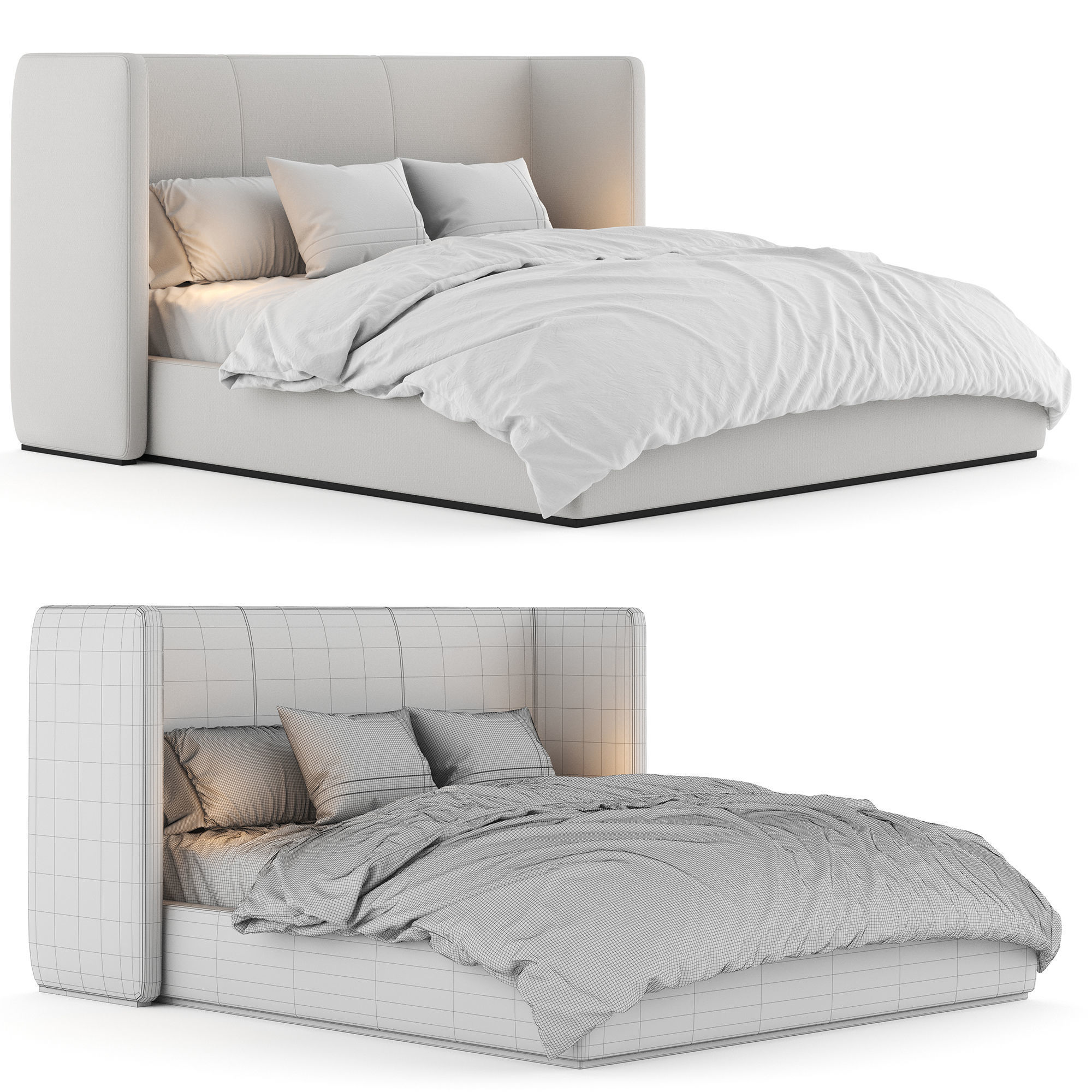 Rh Alessa Shelter Bed 3D model_5