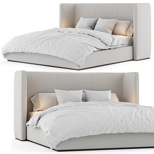 Rh Alessa Shelter Bed 3D model 2