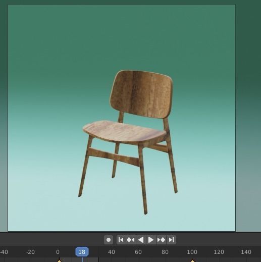 VIS CHAIR 3D model_1