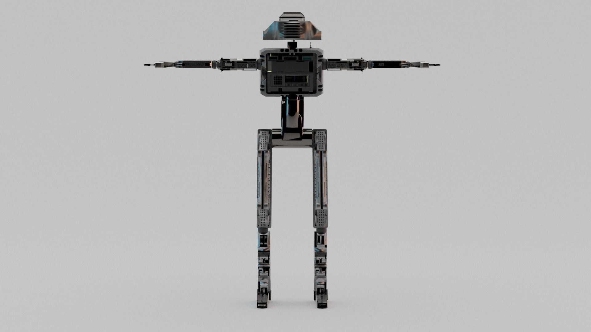 Sci-Fi Robot 3D model_1