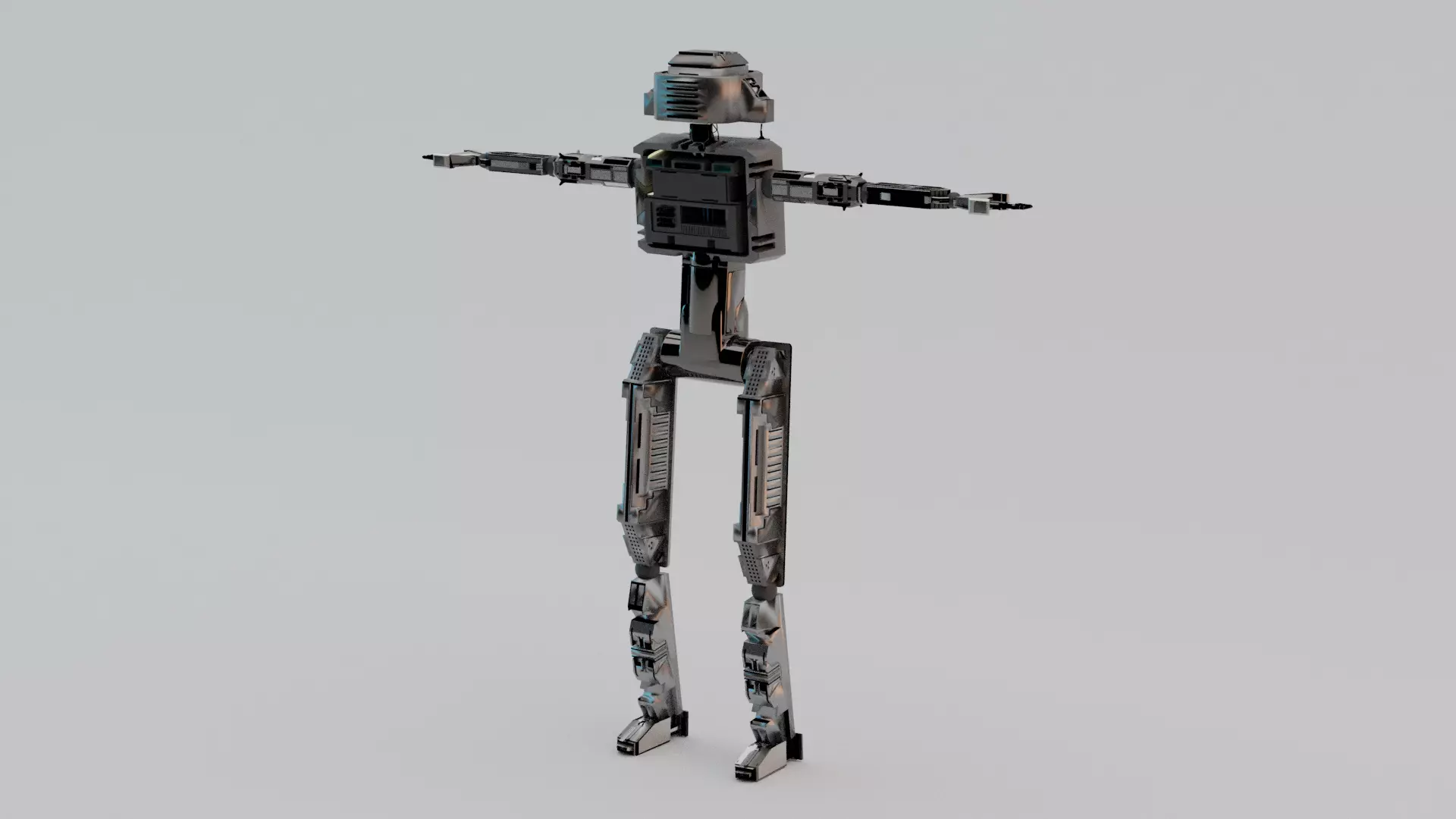 Sci-Fi Robot 3D model_0