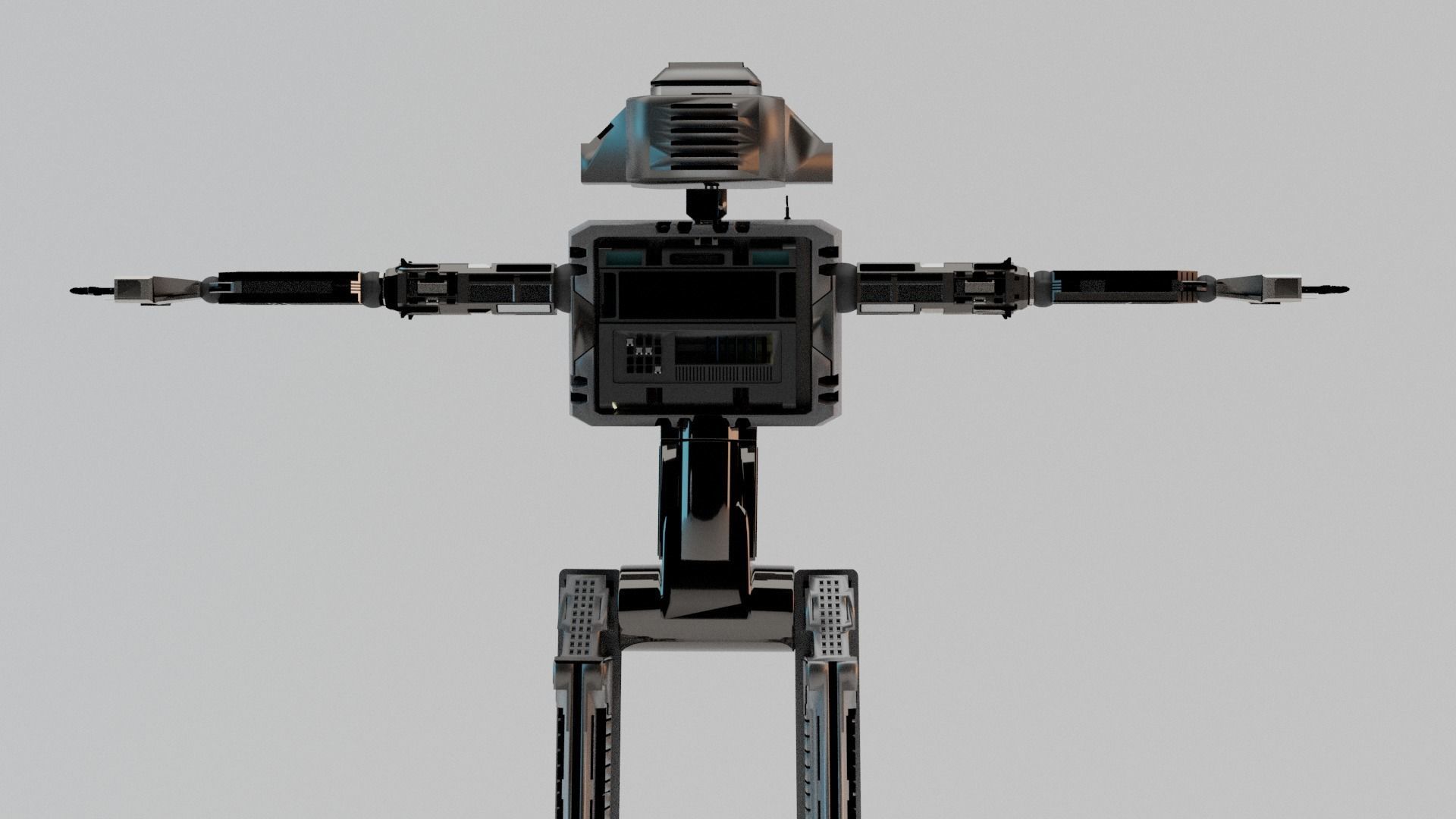 Sci-Fi Robot 3D model_2