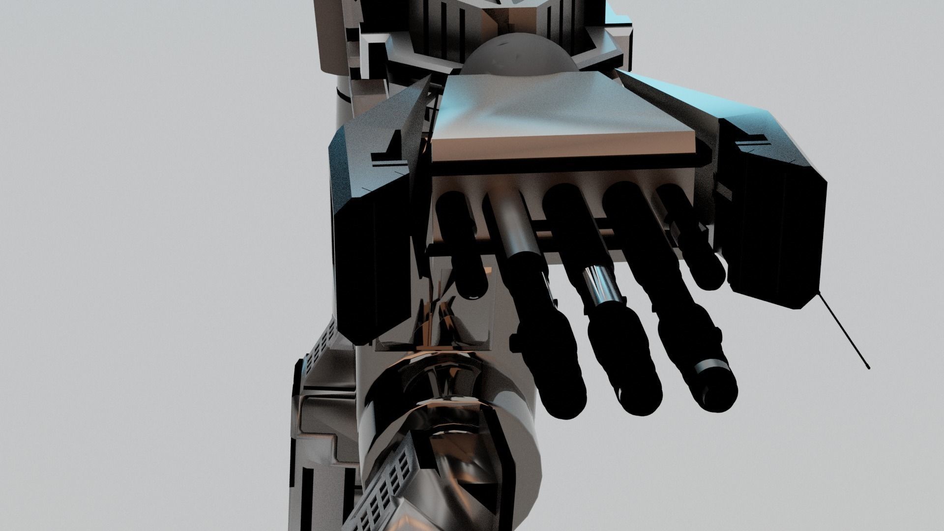 Sci-Fi Robot 3D model_5