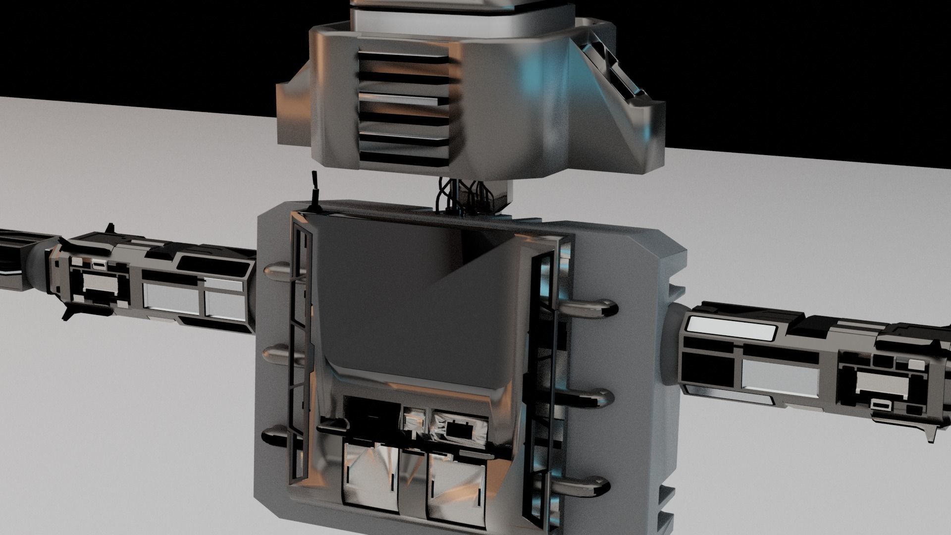 Sci-Fi Robot 3D model_8