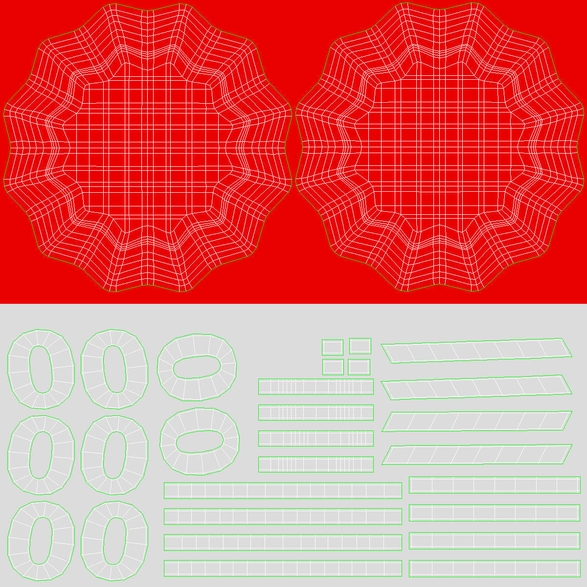 Discount Icon Low-poly 3D model_7