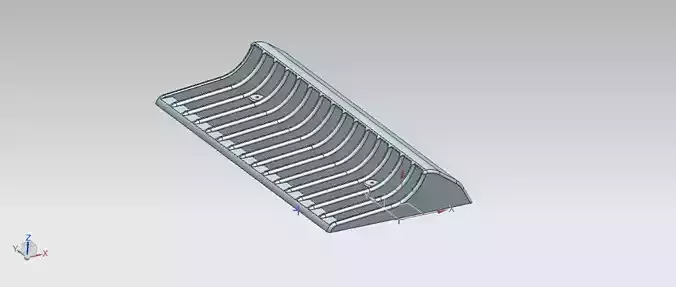 Car bonnet air intake wintage style Lada Polski