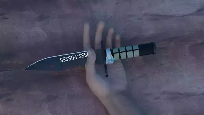 3D M9 Bayonet Cobra 3D model