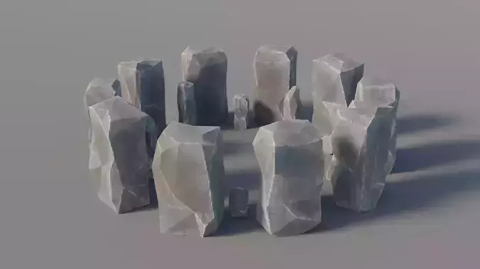 20 Stones Lowpoly