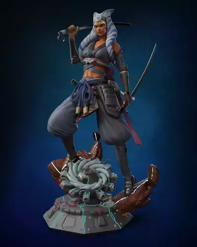 Ahsoka Tano Samurai Concept - Star wars 3D print model