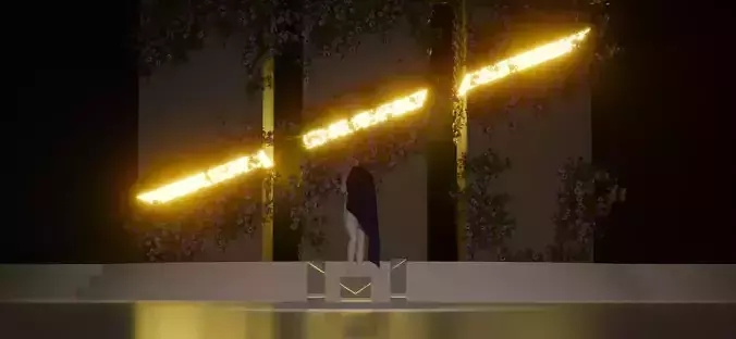 Scene for model photoshoot-Blender 3D model