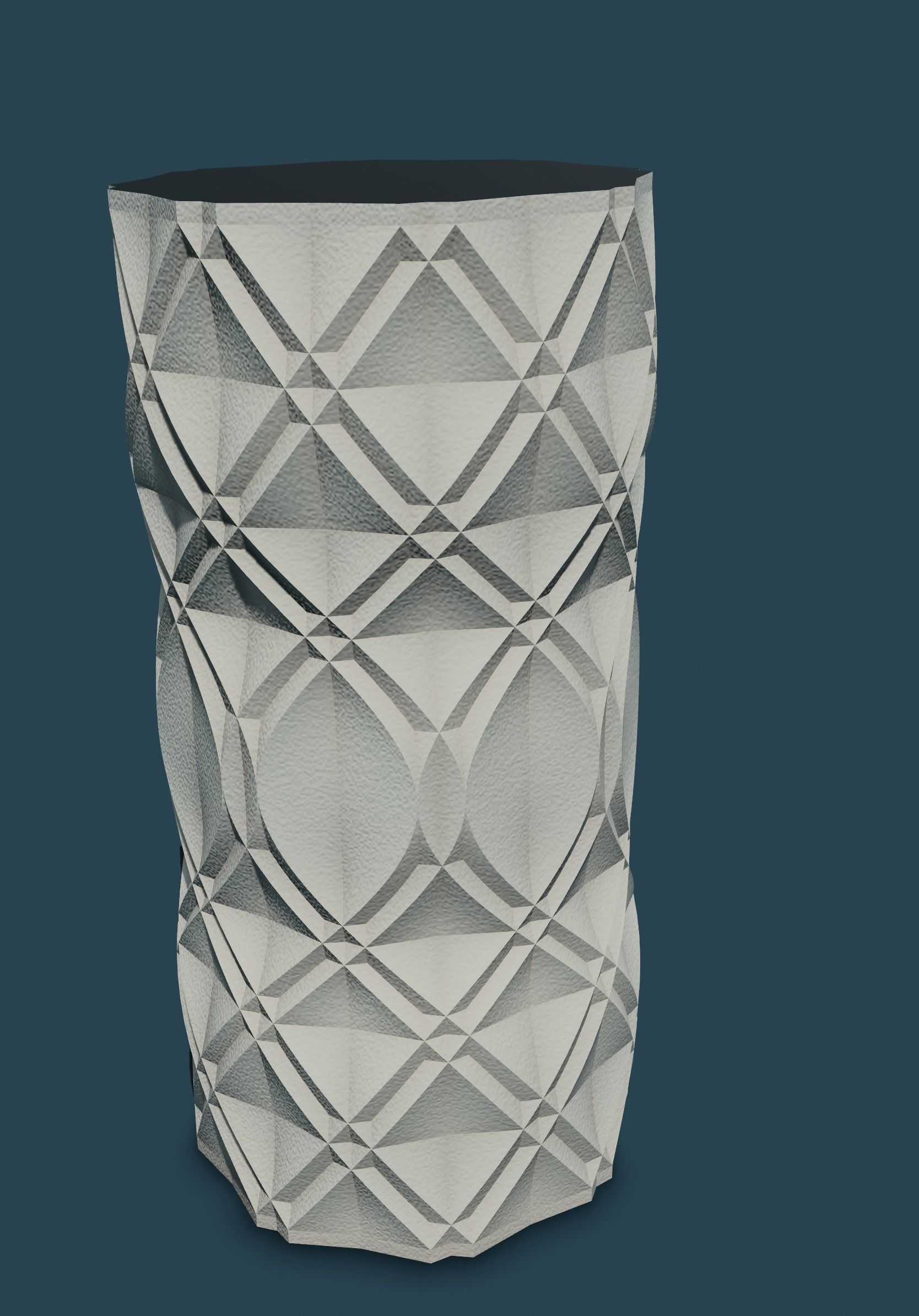 Vase Diamant V1 3D print model_12