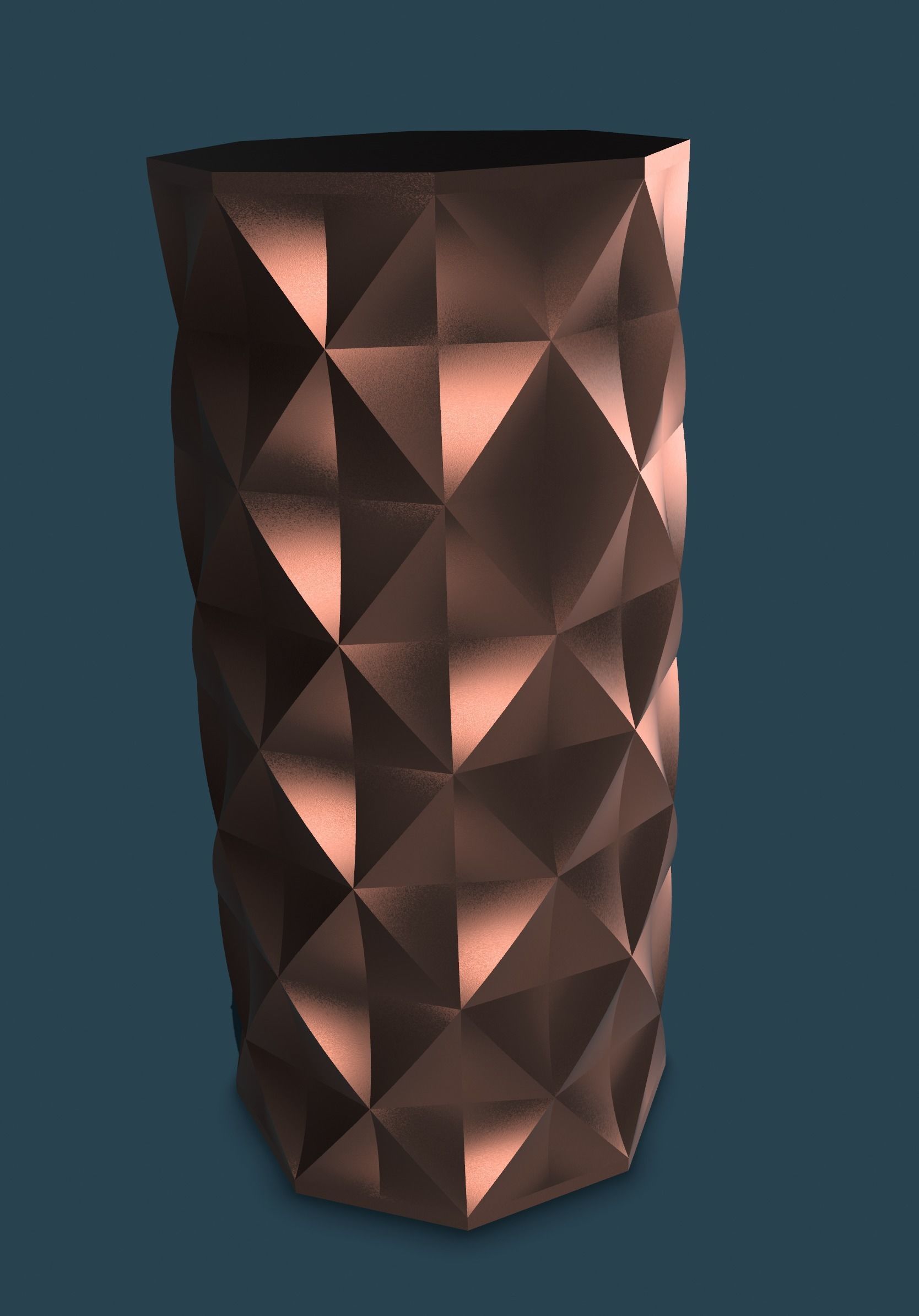Vase Diamant V1 3D print model_1