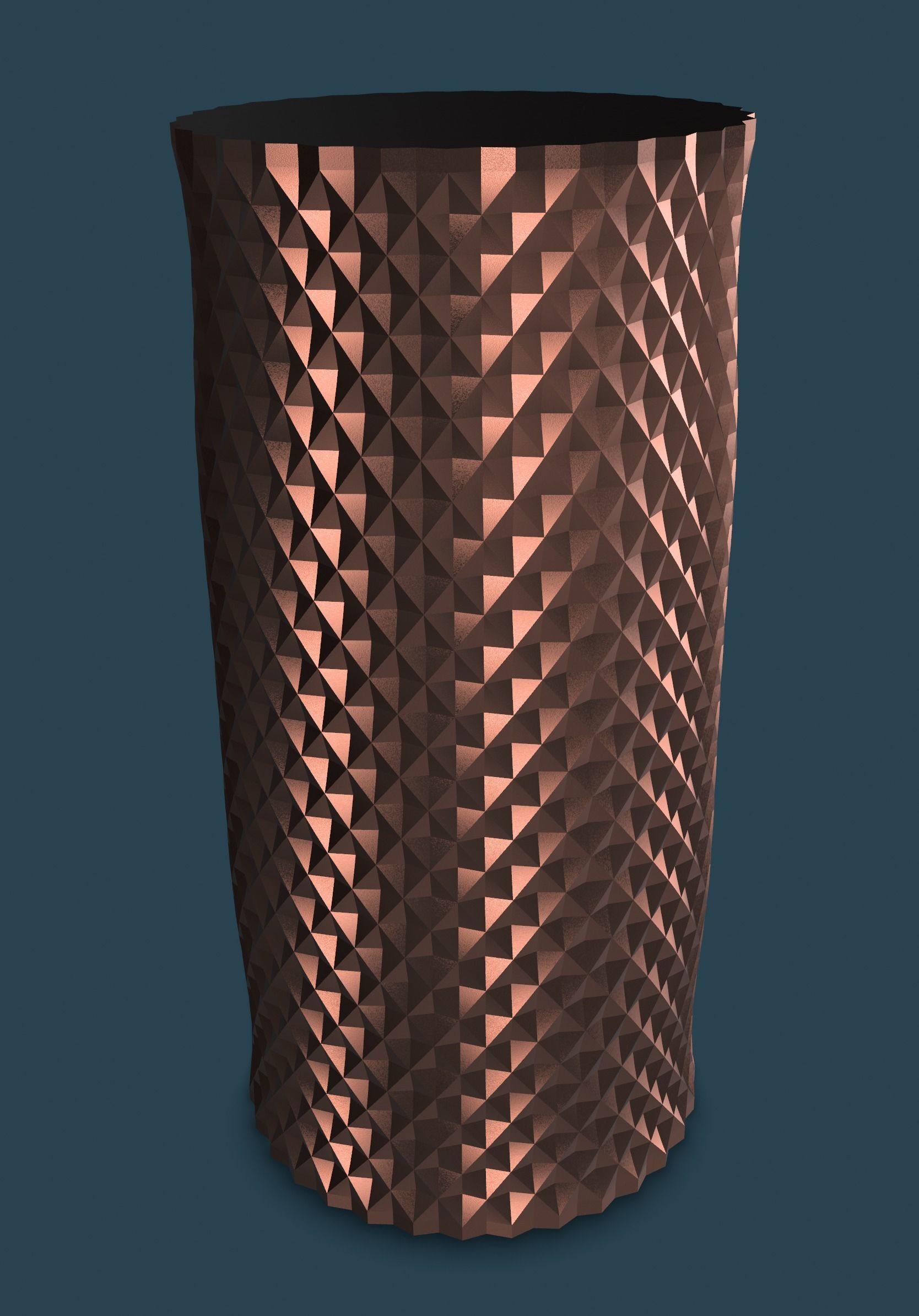 Vase Diamant V1 3D print model_8